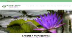 Desktop Screenshot of newportbeachrecoverycenter.com